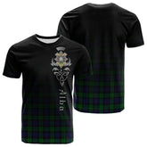 Black Watch Of Canada Tartan Crest T-shirt - Alba Celtic Style